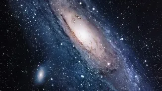 NASA's Three-Galaxy-Pairs Image Adds New Context To Galaxy Distances Behind One View