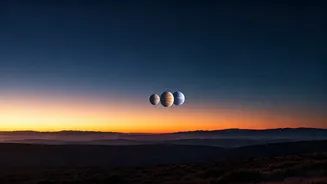 Photograph The Rare Three Planet Intersect Low In Skies