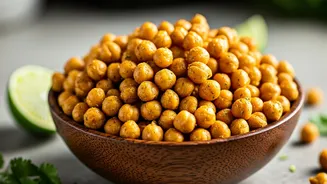 Turn Leftover Chickpeas Into Crisp Air-Fried Zesty Lime Snacks