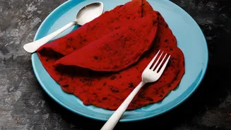 Savoury ragi crepes offer nutrient dense gluten free options for morning meals