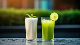 Aam Panna And Lassi Have Mango Competition