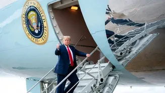 Trump’s Air Force One develops ‘electrical issue’ after takeoff, makes U-turn