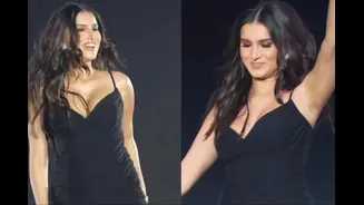 Tara Sutaria Steals The Spotlight At AP Dhillon’s Concert In A Black Statement Look