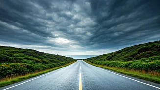 Coastal Road Trips Surge As Rain Clouds End Heat