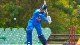Tilak Varma hammers his fourth fifty of Tri-Nation A Series