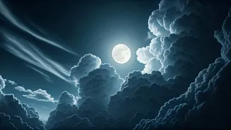 Monsoon Clouds Add Drama To Moonlit Nights