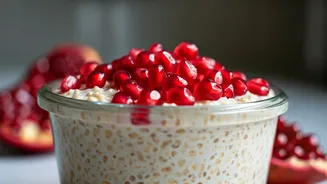 Add Tangy Pomegranate Pearls To Your Coconut Overnight Oats Today