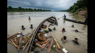 Boat Capsizes In UP’s Bahraich; 1 Dead, 8 Missing, 13 Injured