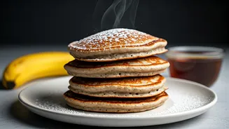 Make Fluffy Banana Oat Pancakes In Just Ten Minutes