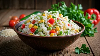 Fresh, Crunchy And Colourful: The Rice Salad Trend