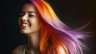Sunset hair: The perfect fun hair transformation