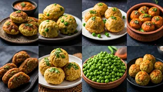 9 Green Pea Dishes: Samosas to Nimona, Taste India!