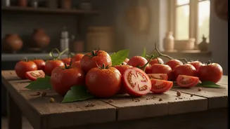 Tomato Harvest Meets Andhra Kitchen Tradition