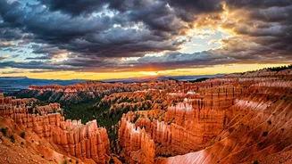 Sunset Point Turns Cloudy Skies Into Cinema