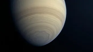 A Strange Ten-Sided Wave Is Circling Saturn's South Pole