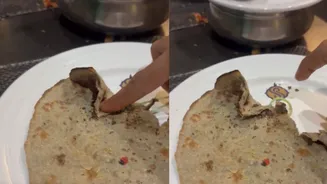 Forget ‘Hair Or Flies’, Customer Finds Rubber Band Inside Roti At Pune Hotel: WATCH