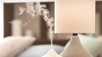 Why upcycled fabric lamps provide soft diffusion that improves nighttime room ambiance and mood