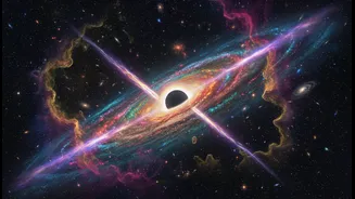 How astronomers predict long-term effects of supermassive black hole sudden activation