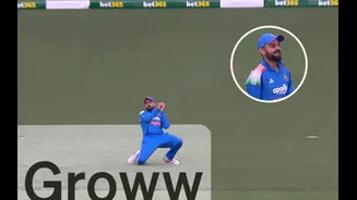 Kohli stuns with unbelievable catch vs Australia