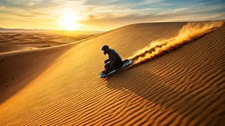 Sahara Sand Sledding: Thrills and Chills on Desert Dunes!
