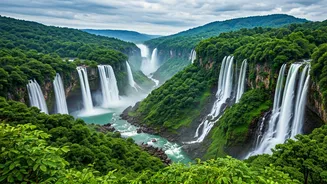 Rain Turns Meghalaya Into A Waterfall Wonderland