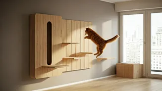 High Rise Apartments Level Up With Customized Cat Climbing Paths