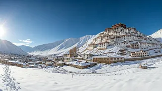 Kaza And Key Monastery Look Otherworldly Now