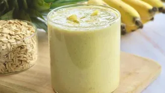 5-minute recipe: Oat and pineapple smoothies