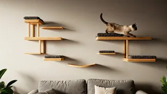 Give Indoor Cats More Space via Vertical Multi Tiered Bridges
