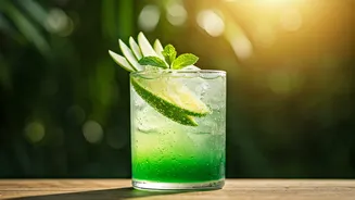 Stay Cool With This Sparkling Raw Green Mango Soda