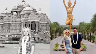 Donald Trump's Daughter Visits Akshardham Temple, Calls Experience 'Incredible'