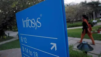 Infosys ADR ends over 5% lower, restoring parity from Friday's volatility-led gains