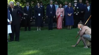 PM Modi Gets Warm Welcome In New Zealand With Traditional Māori Haka | Watch