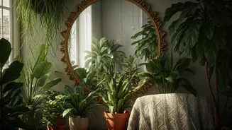 Illuminate Your Greens: 5 Genius Ways Mirrors Boost Houseplant Growth & Beauty