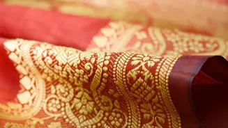 Craft Beautiful Festive Cushion Covers And Table Runners From Old Silk Sarees Easily