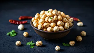 This 10 Minute Chili Garlic Makhana Snack Cures Midnight Cravings
