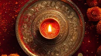 How To Brighten Living Spaces Easily Using Fabric Drapes And Lighting During Navratri Celebrations