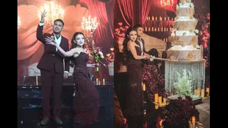 10 Momen Artis di Resepsi Pernikahan Nathalie Holscher, Ada Sumbang Lagu