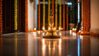 Diwali Lights Up Homes in India