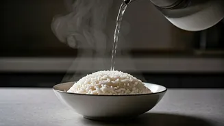 Reheat Leftover Rice With Warm Water To Lock Moisture Instantly