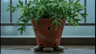 Why low-cost drainage modifications keep balcony plants safe from monsoon rot and gnats