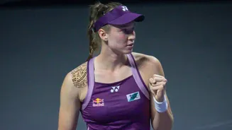 Elena Rybakina downs Aryna Sabalenka, wins WTA Finals title: Stats