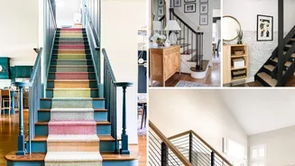 Wishing for a staircase makeover? Here are some decor ideas