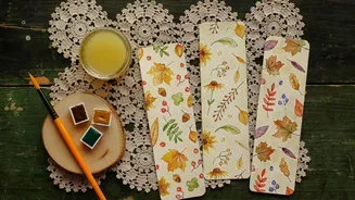 DIY: How to make papyrus bookmarks