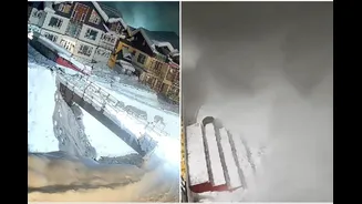 On Camera, Massive Avalanche Hits Resort In Jammu And Kashmir's Sonamarg Amid Snowfall