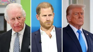 Harry e Meghan estariam incomodados com Charles após rei ignorar ofensas de Trump ao casal