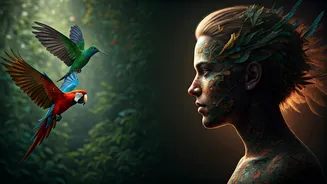 Optical Illusion Test: Birds or Man? Your First Glimpse Unveils a Restless or Guarded Mind