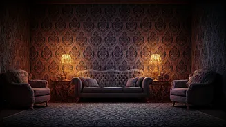 Pattern Drenching Gives Rooms A Jewel-Box Mood