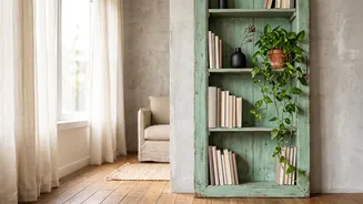 Why Old-Door Shelving Combines Upcycling With Practical Home Decor