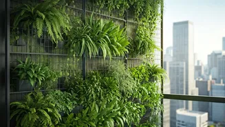 Lush Up Your High Rise Balcony Using Indoor Vertical Garden Grids